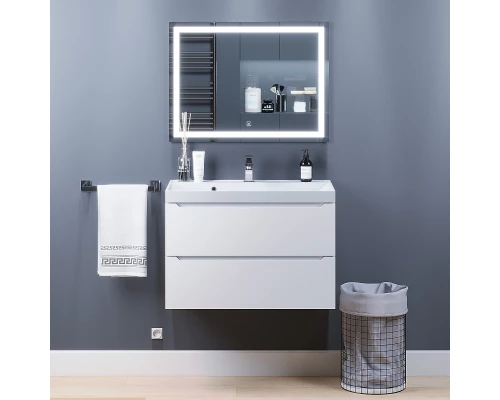 Зеркало для ванной с подсветкой Uperwood Tanos (80*80 см, LED подсветка, сенсорный выключатель, антизапотевание)