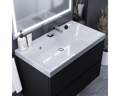 Раковина для ванной полувстраиваемая Uperwood Classic (80 см, прямоугольная)