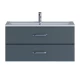 Тумба под раковину для ванной Uperwood Foster (100 см, подвесная, серый графит)