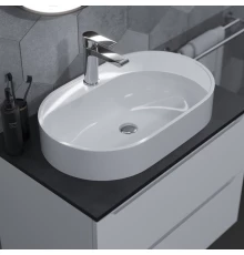 Раковина для ванной накладная Uperwood Luna (60 см, овальная)