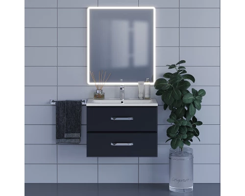 Зеркало для ванной с подсветкой Uperwood Foster (70*80 см, LED подсветка, сенсорный выключатель, антизапотевание)