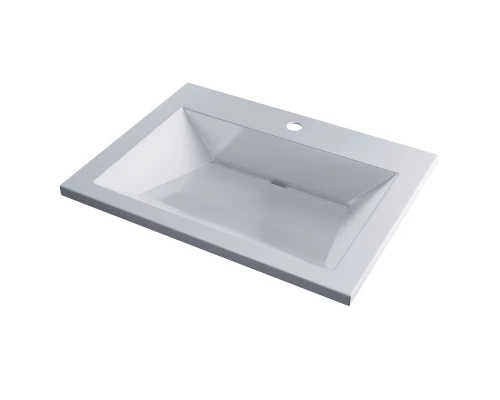 Раковина для ванной Uperwood Olivia 60 см, белая глянцевая