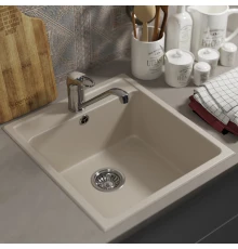 Кухонная мойка из искусственного камня Uperwood UPD-406 (прямоугольная, цвет лён)