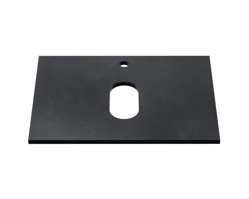 Столешница под раковину для ванной накладная Uperwood Tanos HPL (60 см, пластик, черная)