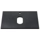 Столешница под раковину для ванной накладная Uperwood Tanos HPL (60 см, пластик, черная)