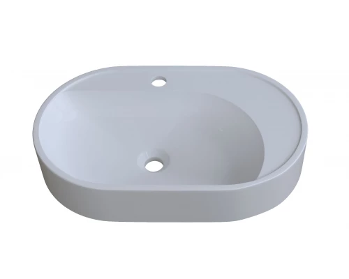 Раковина для ванной накладная Uperwood Luna (60 см, овальная)