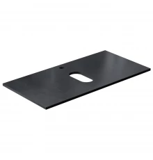 Столешница под раковину для ванной накладная Uperwood Tanos HPL (90 см, пластик, черная)
