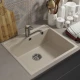 Кухонная мойка из искусственного камня Uperwood UPD-104 (прямоугольная, цвет лён)