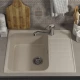 Кухонная мойка из искусственного камня Uperwood UPD-202 (прямоугольная, цвет лён)