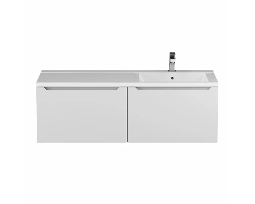 Тумба с раковиной Uperwood Tanos-Cosmos 120 см, подвесная, правая, белый