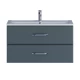 Тумба под раковину для ванной Uperwood Foster (90 см, подвесная, серый графит)
