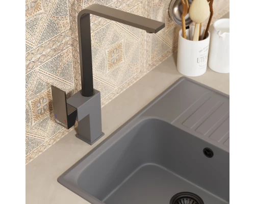 Смеситель для кухни Uperwood UPD-002 (07, вороненая сталь/дым)