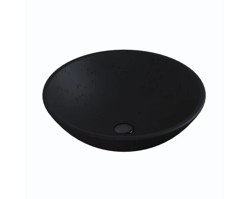 Раковина для ванной комнаты накладная Uperwood Sfera (40 см, круглая, черный)