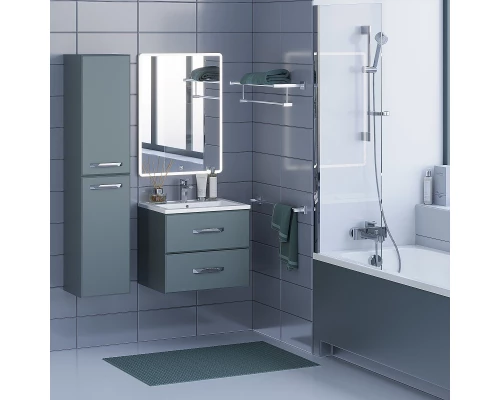 Тумба под раковину для ванной Uperwood Foster (60 см, подвесная, серый графит)