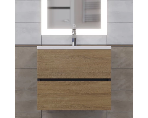 Раковина для ванной полувстраиваемая Uperwood Barsa (60 см, прямоугольная, белая)