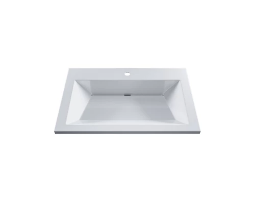 Раковина для ванной Uperwood Olivia 70 см, белая глянцевая