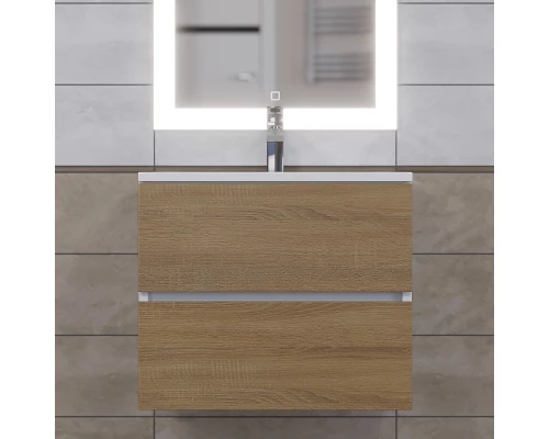 Раковина для ванной полувстраиваемая Uperwood Barsa (60 см, прямоугольная, белая)