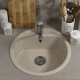 Кухонная мойка из искусственного камня Uperwood UPD-101 (круглая, цвет лён)