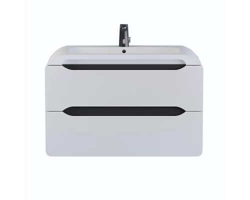 Тумба с раковиной для ванной Uperwood Neo (80 см, подвесная, белая)