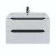 Тумба с раковиной для ванной Uperwood Neo (80 см, подвесная, белая)