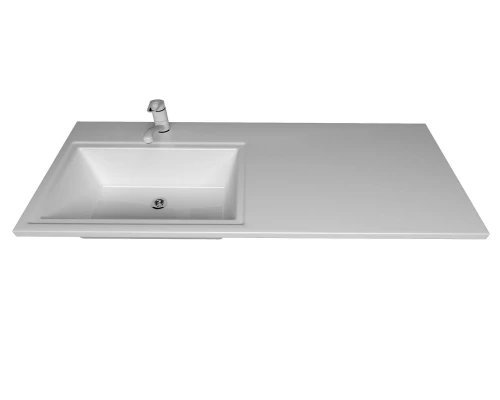 Раковина над стиральной машиной Uperwood Марсал (120 см, левая, белая)