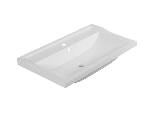 Раковина для ванной полувстраиваемая Uperwood Family (80 см, прямоугольная, белая)
