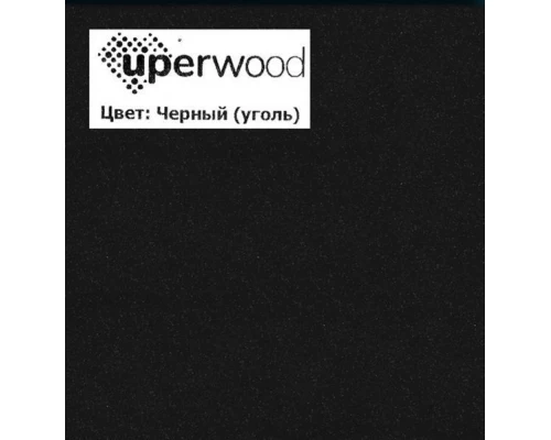 Раковина для ванной накладная кварцевая Uperwood Tanos Quartz (50 см, прямоугольная, с декоративной накладкой, уголь)