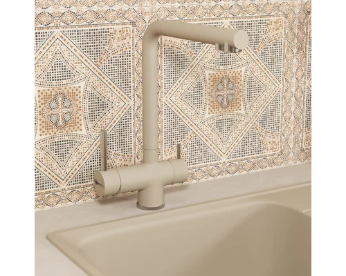 Смеситель для кухни Uperwood UPD-005 (04, с фильтром для питьевой воды, сатин/лён)