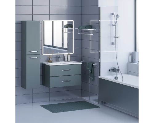 Тумба под раковину для ванной Uperwood Foster (80 см, подвесная, серый графит)