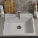 Кухонная мойка из искусственного камня Uperwood UPD-104 (прямоугольная, цвет туман)