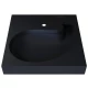 Раковина над стиральной машиной Uperwood Comforty (60*60 см, черная матовая)