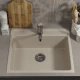 Кухонная мойка из искусственного камня Uperwood UPD-104 (прямоугольная, цвет лён)