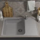 Кухонная мойка из искусственного камня Uperwood UPD-400 (прямоугольная, цвет дым)