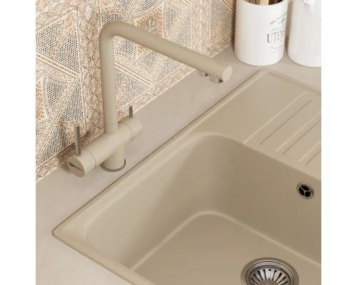 Смеситель для кухни Uperwood UPD-005 (04, с фильтром для питьевой воды, сатин/лён)