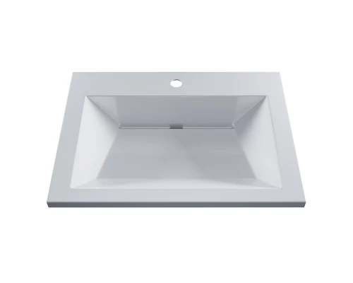 Раковина для ванной Uperwood Olivia 60 см, белая глянцевая