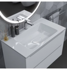 Раковина для ванной полувстраиваемая Uperwood Modul (80 см, прямоугольная)