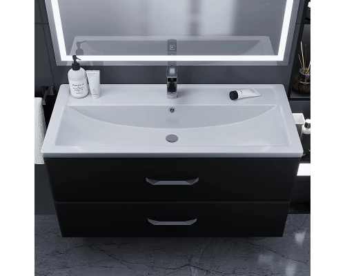 Раковина для ванной полувстраиваемая Uperwood Foster (100 см, прямоугольная)