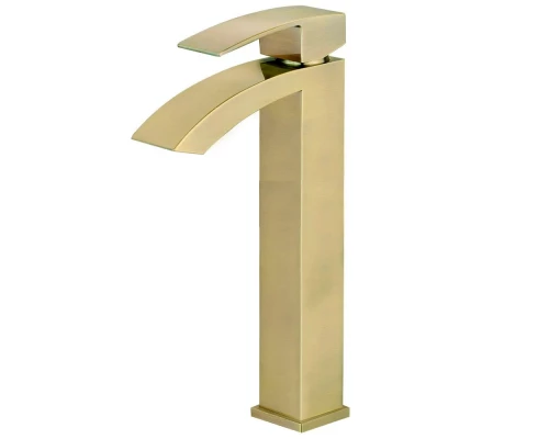 Смеситель для раковины Kern 1565 matt gold