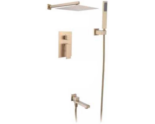 Душевая система встраиваемая Kern 5075 matt gold