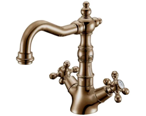 Смеситель для раковины Kern 1333 bronze