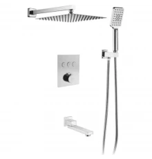Душевая система встраиваемая Kern 5088 chrome термостат