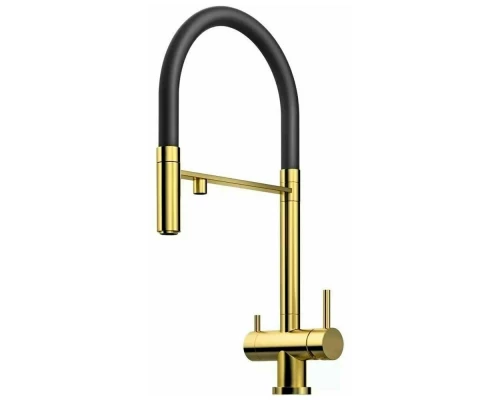 Смеситель для кухни Kern 2061 matt gold black