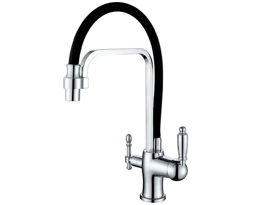 Смеситель для кухни Kern 2084 chrome black