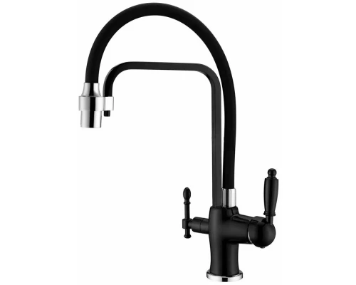 Смеситель для кухни Kern 2084 matt black black