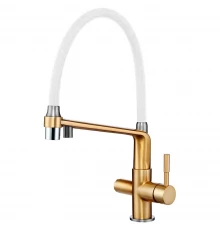 Смеситель для кухни Kern 2094 bronze white