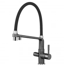 Смеситель для кухни Kern 2094 matt gun black