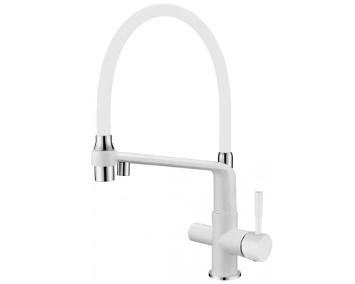 Смеситель для кухни Kern 2094 matt white white