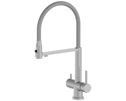 Смеситель для кухни Kern 2059 satin gray