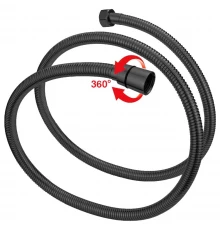 Душевой шланг Kern 1000 металл 901012 black