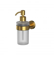 Дозатор для жидкого мыла подвесной WHITECROSS Ergo ER2240GLB (брашированное золото)